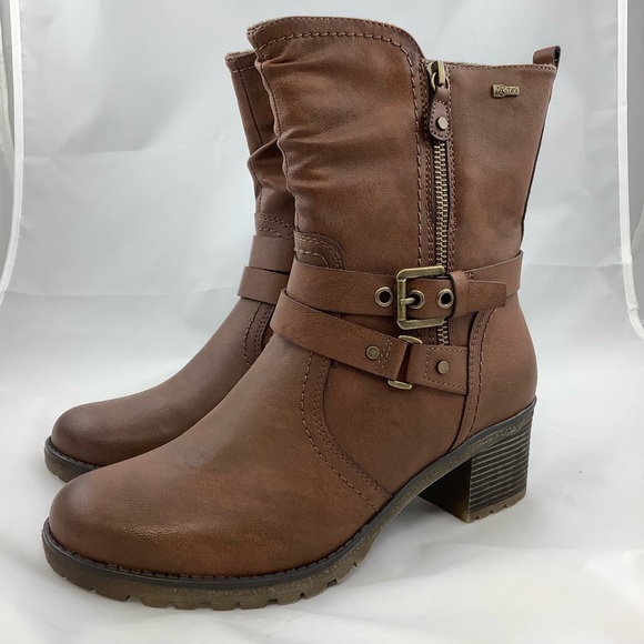 ReLife Shoes - NEW ReLife Fiona Heeled Ankle Boot in Brown